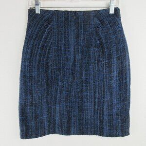 Nanette Lepore Tweed Pencil Skirt Size 4 USA Made